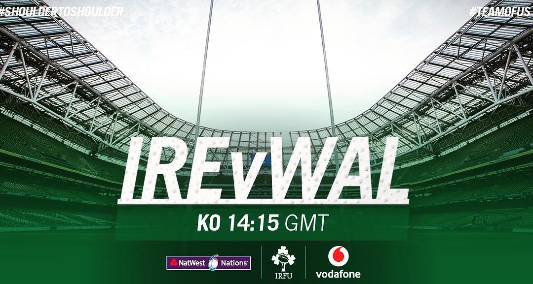 LIVE Coverage of Ireland v Wales 6 Nations